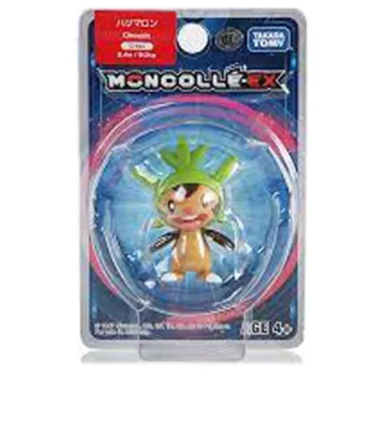TAKARA TOMY Pokemon Moncolle EX 07 Chespin Figure TMPM01968573 Wood Brown. 100% оригинал