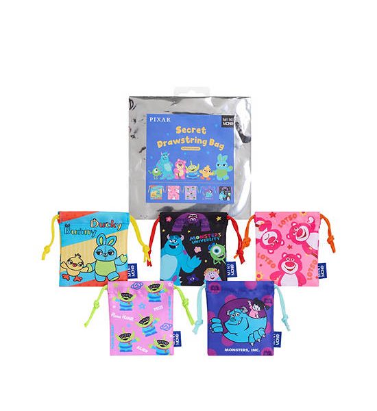 MINI MONO Unisex Drawstring Bag Random Pixar Pattern. 100% оригинал