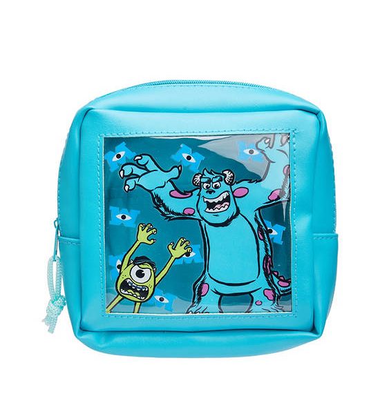 MINI MONO Unisex Stationery Bag Monster Pattern Size M Blue. 100% оригинал