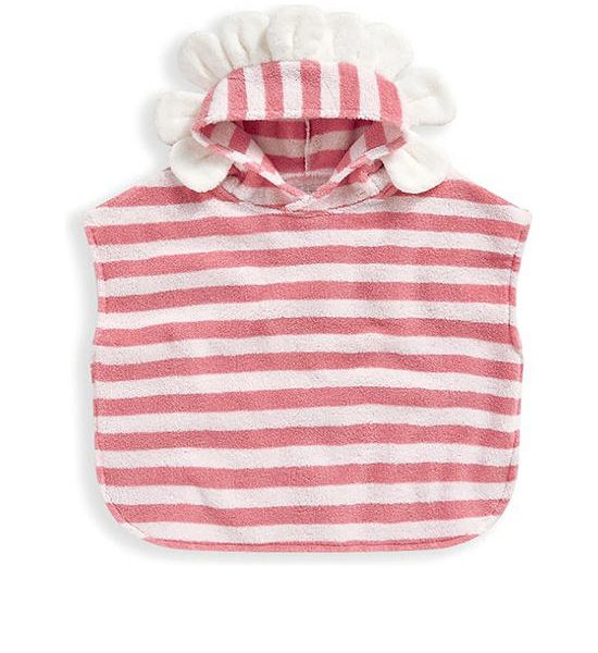 MAMAS & PAPAS Girl Toddler Hood Poncho Flower Pink. 100% оригинал