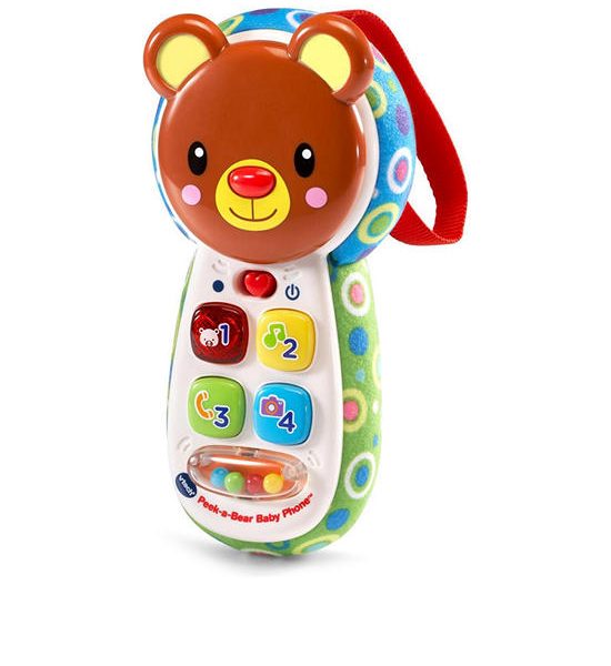 VTECH Toy Peek-A-Bear Baby Phone Multi-Color. 100% оригинал