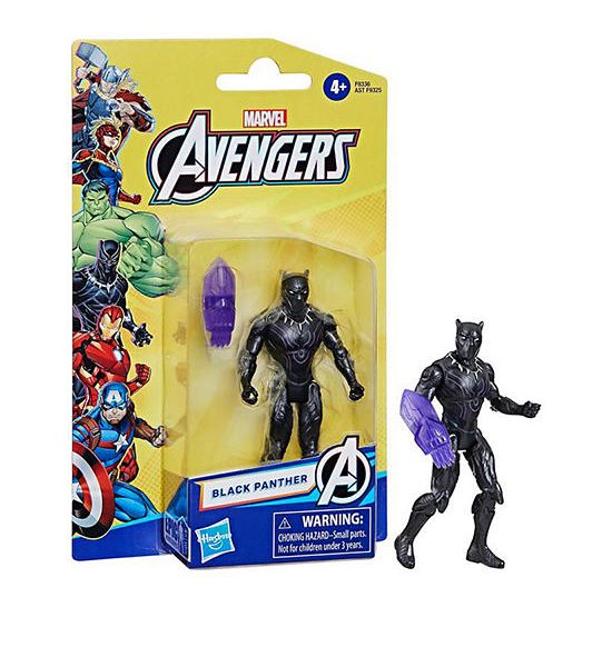 MARVEL HASBRO Figure Avengers Black Panther 4 inch Black. 100% оригинал