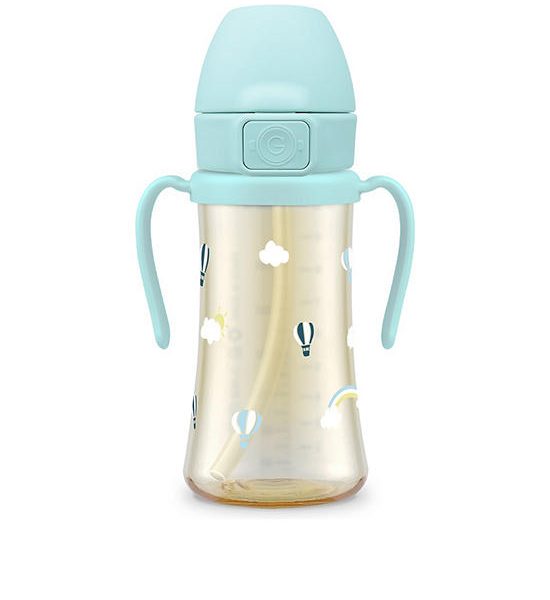 GROSMIMI Straw Cup PPSU Balloon 300 mL Sky Blue. 100% оригинал