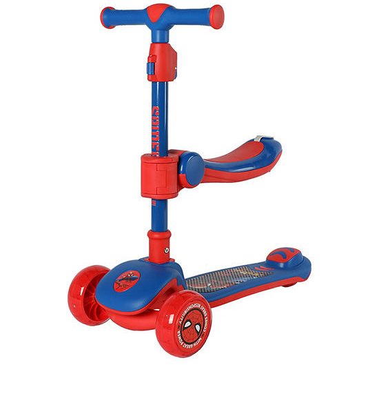 GB Foldable Twist Scooter 2 In 1 Spider Man Blue. 100% оригинал