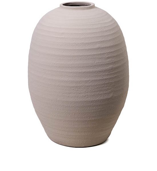 CENTRAL HOME Ceramic Vase Tall Shape Small Base CRM 39x39x54 cm Cream. 100% оригинал