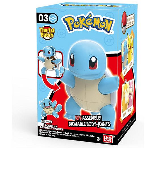 POKEMON Figure Pokemon-Assembly Squirtle Multi-Color. 100% оригинал