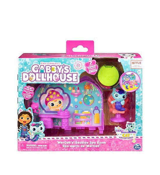 GABBYS DOLLHOUSE Toy Set Mercat'S Seaside Spa Room Multi-Color. 100% оригинал