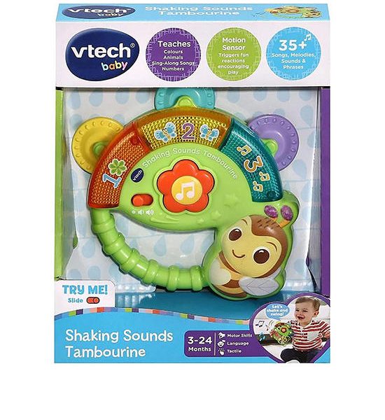 VTECH Role Play Toy Shaking Sounds Tambourine Multi-Color. 100% оригинал