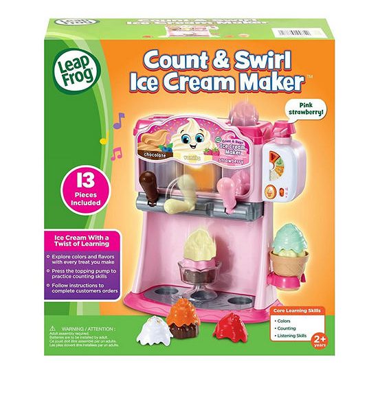 LeapFrog Role Play Toy Count And Swirt Ice Cream Maker Multi-Color. 100% оригинал