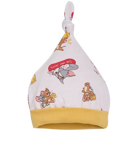 Angel Baby Infant Round Hat Tom & Jerry White. 100% оригинал