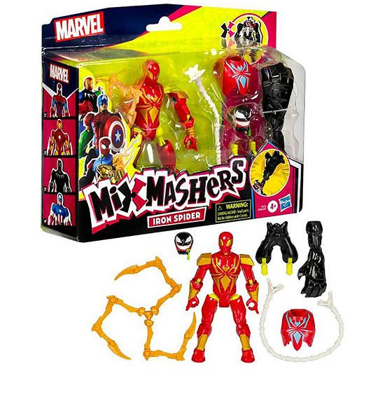 MARVEL HASBRO Figure Spider-Man Mixmashers Iron Spider Deluxe. 100% оригинал