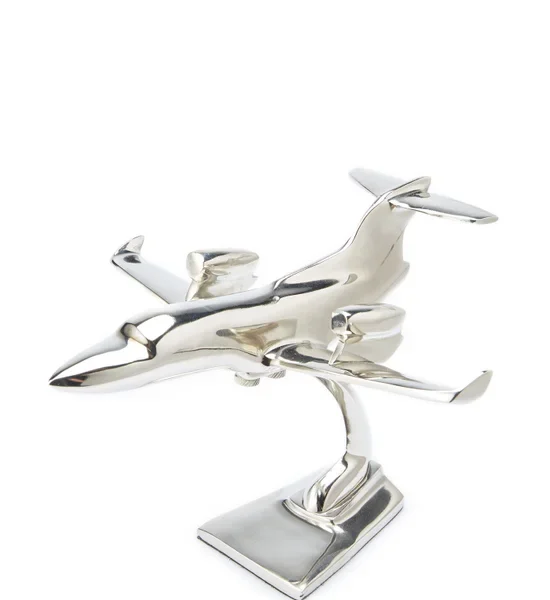 CENTRAL HOME Aeroplane figurine size 23x16x23cm. Silver. 100% оригинал