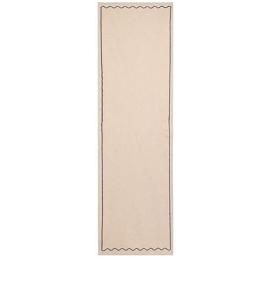 CENTRAL HOME Tablecloth Linen Cotton Flex Embroidered Flora 45x150 cm Beige. 100% оригинал