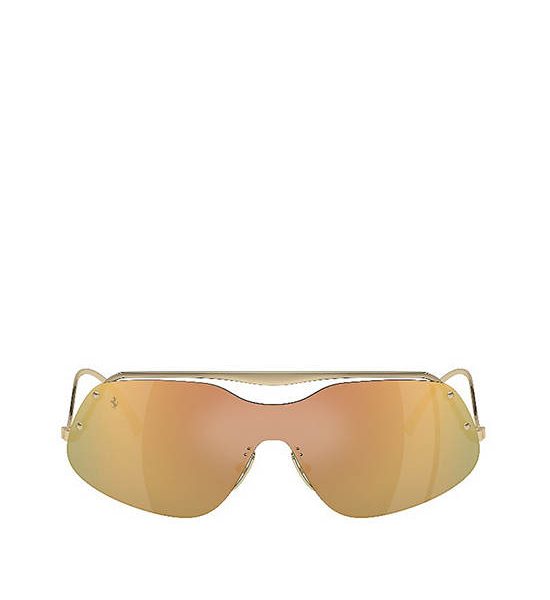 FERRARI CAVALLINO Unisex Sunglasses FH1007 106/2 38 Gold Mirror Blue. 100% оригинал