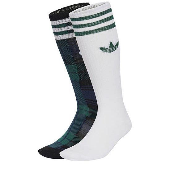 ADIDAS Unisex Socks 2 Pairs Tartan Crew Night Indigo / White. 100% оригинал