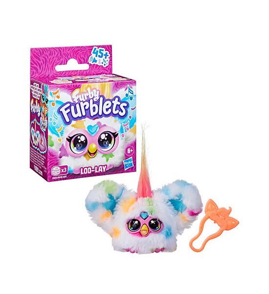 FURBY Plush Loo Lay Furby Furblet Multi-Color. 100% оригинал