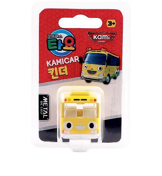 TAYO The Little Bus Kinder Mini Metal Diecast - Tayo Kamica Yellow. 100% оригинал