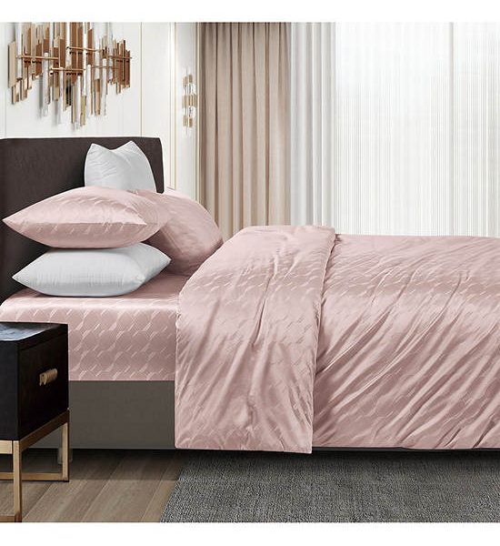 ESQUIRE Fitted Sheet Set 3 pcs Jacquard Micro Cotton Collection Printed Queen/King Size. 100% оригинал
