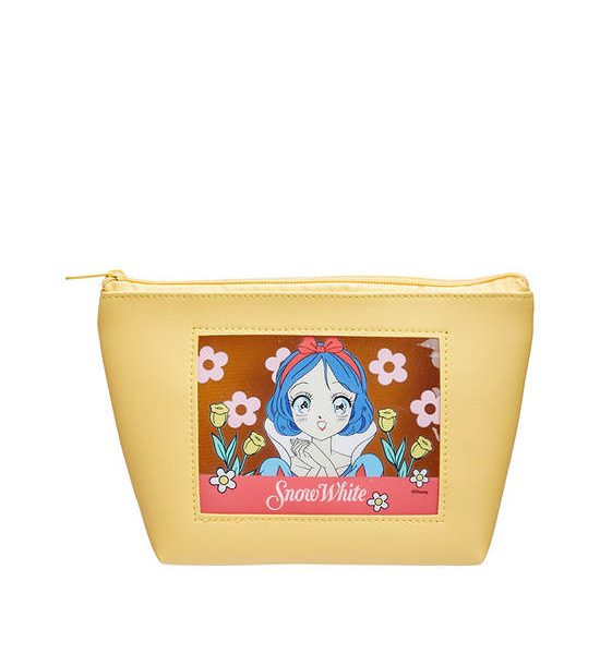 MINI MONO Unisex Pouch Bag Snow White Pattern Size L Yellow. 100% оригинал