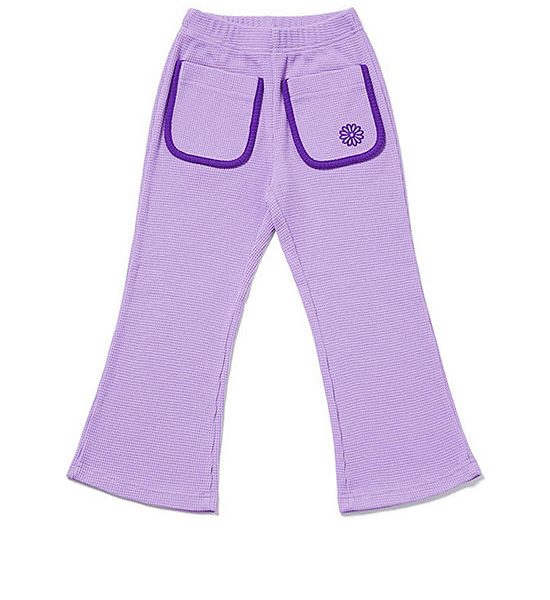 MARDI MERCREDI LES PETITS Kids Waffle Flare Pants Lavender Violet. 100% оригинал