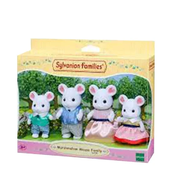 SYLVANIAN FAMILIES Marshmallow Mouse Family 53089 Multi-Color. 100% оригинал