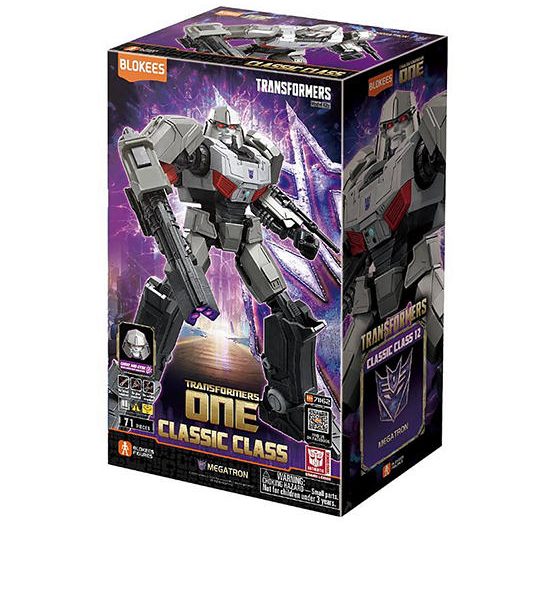 BLOKEES Figure Megatron Transformers One CC 12 (Luminous Eyes) 12.6 cm Grey. 100% оригинал