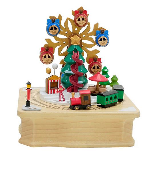 GLORY CHIME Music Box Ferris Wheel Snow Land Multi-Color. 100% оригинал