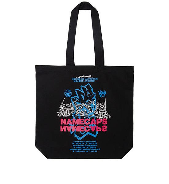 CENTRAL EDITION Unisex Tote Bag Namecaps (Stash x Jahan) Black. 100% оригинал
