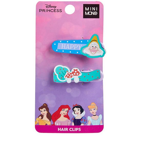 MINI MONO Hair Clip Set 3 pcs Happy Pattern Asagi. 100% оригинал