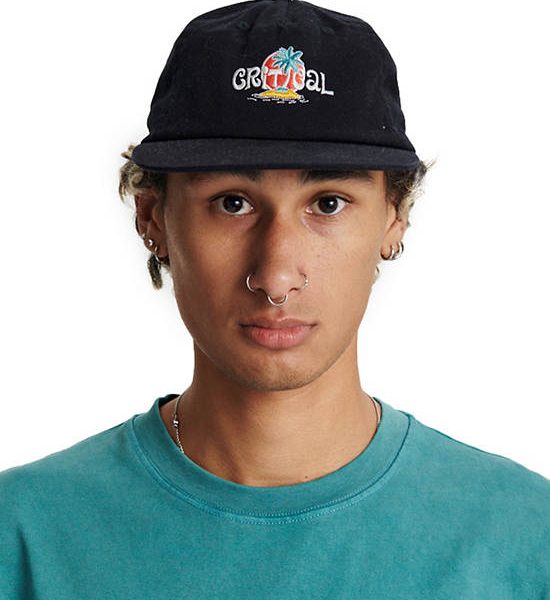 CRITICAL SLIDE Unisex Cap Sunny Side Black. 100% оригинал