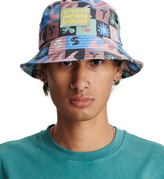 CRITICAL SLIDE Unisex Bucket Hat Lifecycle Sky. 100% оригинал