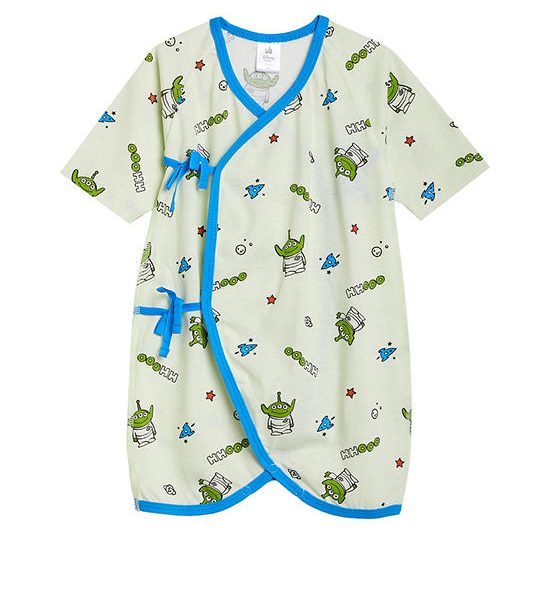 Angel Baby Boy Infant Wrapper Jumpsuit Short Sleeves Greenman Green. 100% оригинал