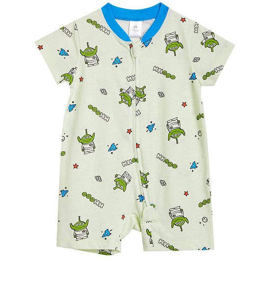 Angel Baby Boy Infant Jumpsuit Short Sleeves Greenman Green. 100% оригинал