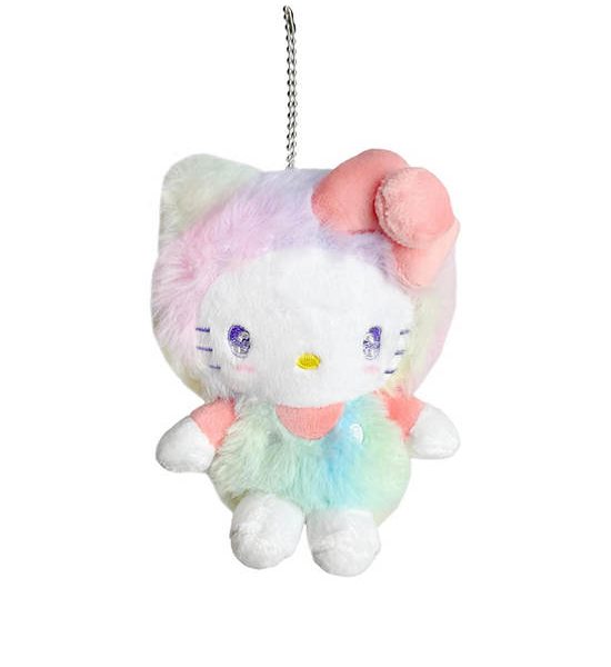 SANRIO Keychain Mascot Pouch Rainbow Pastel Hello Kitty Multi-Color. 100% оригинал