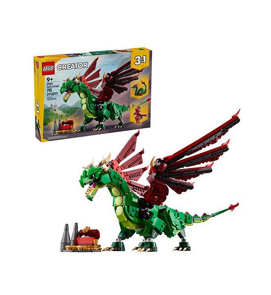 LEGO Block Toy Medieval Dragon 31161 Multi-Color. 100% оригинал