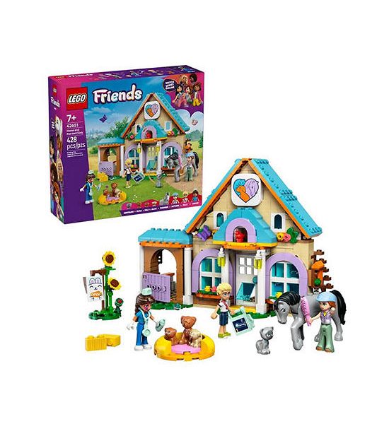 LEGO Block Toy Horse and Pet Vet Clinic 42651 Multi-Color. 100% оригинал