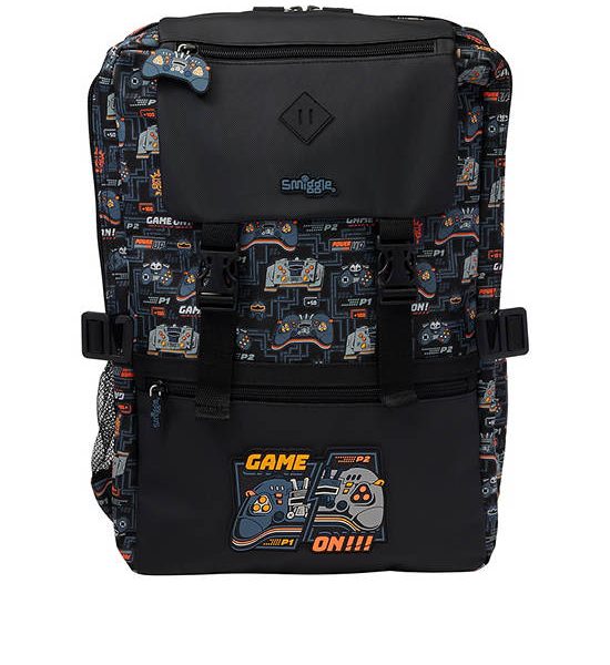 SMIGGLE Unisex Foldover Backpack Attach Super Charge. 100% оригинал