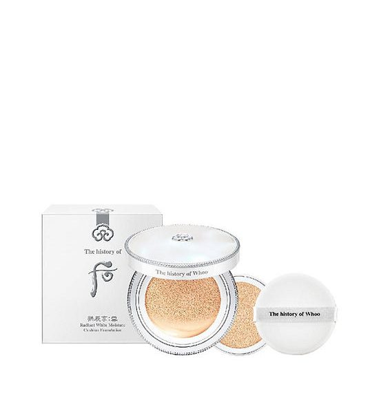 THE WHOO Gongjinhyang Seol Radiant White Moisture Cushion Foundation #23 + (Refill) 26 g. 100% оригинал