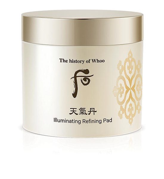 THE WHOO Cheongidan Illuminating Refining Pad 160 mL (60 pcs.). 100% оригинал
