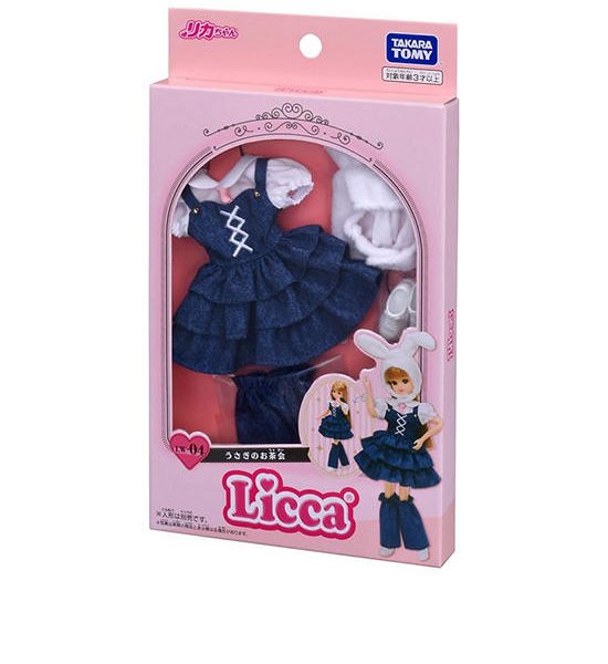 LICCA Doll Licca Rabbit Dress LW-04 Multi-Color. 100% оригинал