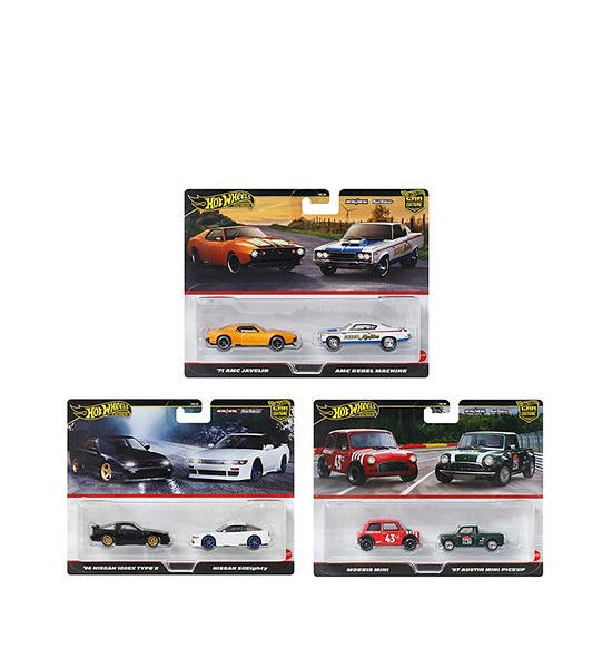 HOTWHEELS Vehicle Toy Set 2 pcs Premium 2025 Twin Pack Random. 100% оригинал