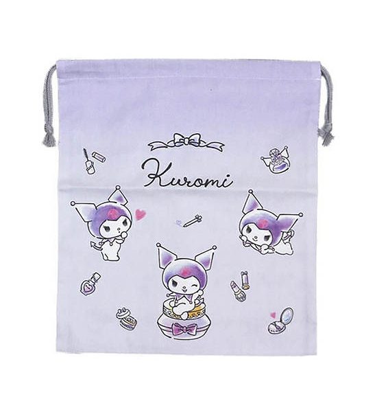 SANRIO Drawstring Bag S Kuromi Purple. 100% оригинал