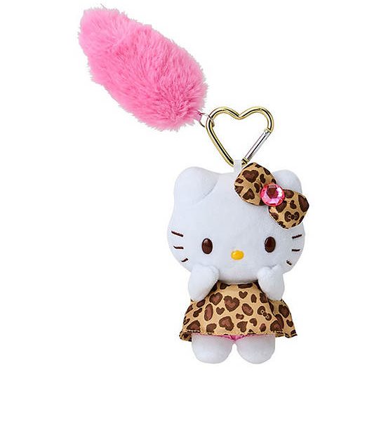 SANRIO Keychain Mascot Holder Tail Leopard Hello Kitty Multi-Color. 100% оригинал