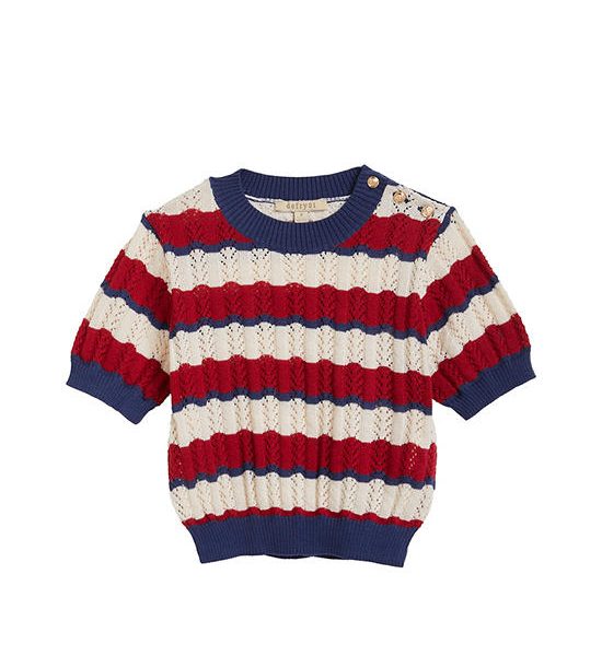 DeFry 01 Girl Sweater Short Sleeves Crew Neck. 100% оригинал