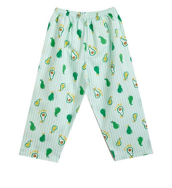 Angel Baby Boy Toddler Pyjamas Pants Avocado Print Green. 100% оригинал