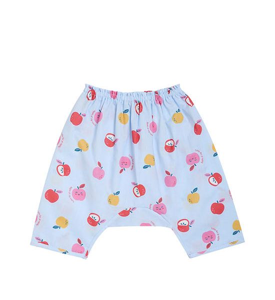 Angel Baby Unisex Infant Pyjamas Ankle Pants Apple Print Light Blue. 100% оригинал