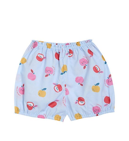 Angel Baby Unisex Infant Pyjamas Shorts Apple Print Light Blue. 100% оригинал