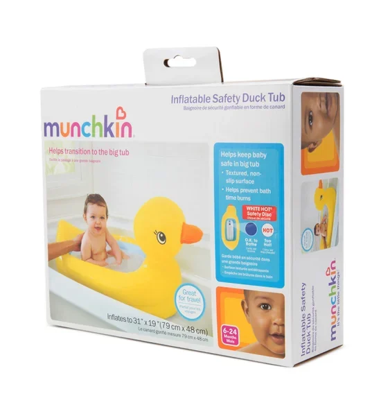 MUNCHKIN Hot Inflatable Safety Duck Tub 32206. 100% оригинал