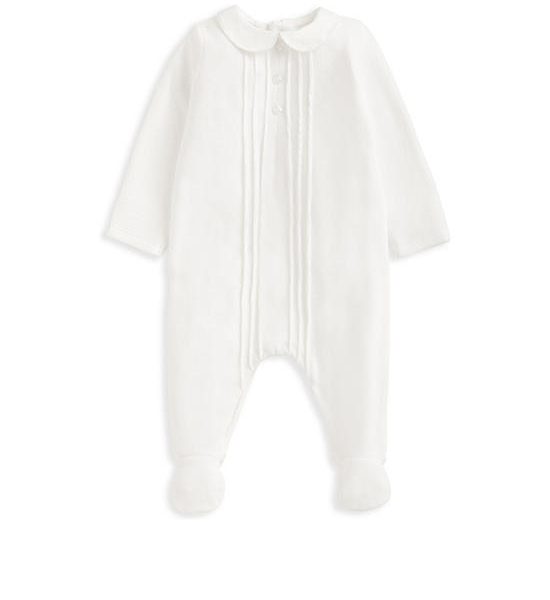 MAMAS & PAPAS Unisex Toddler Sleepsuit Velour White. 100% оригинал
