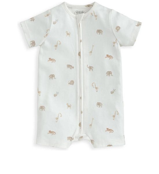 MAMAS & PAPAS Unisex Toddler Romper Safari All Over Print Zip Cream. 100% оригинал